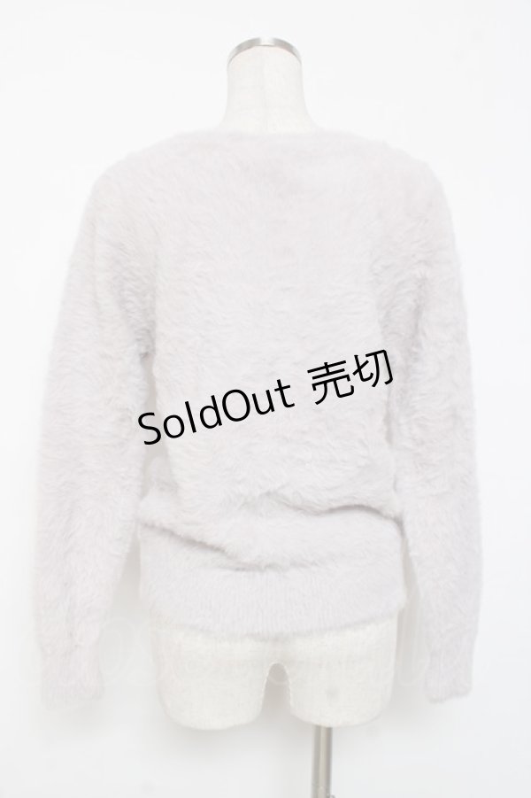 画像2: axes femme / ニットトップス M ラベンダー Y-25-12-11-045-AX-TO-SZ-ZS (2)