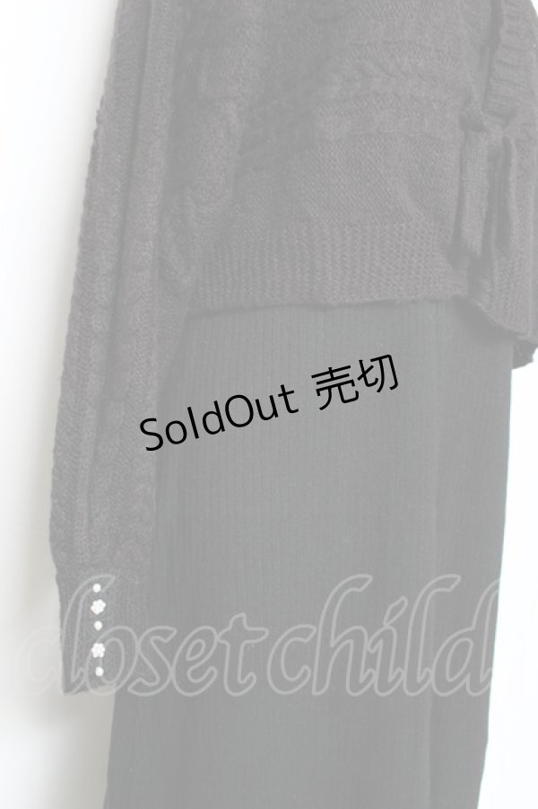 画像3: axes femme / 2wayボレロ×ニットワンピース F 黒 Y-25-12-11-047-AX-OP-SZ-ZI (3)