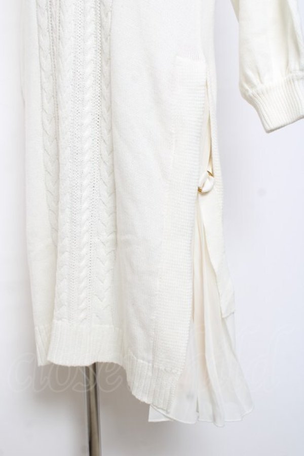 画像3: axes femme / スリットロングニットワンピ M キナリ Y-25-12-11-056-AX-OP-SZ-ZY (3)