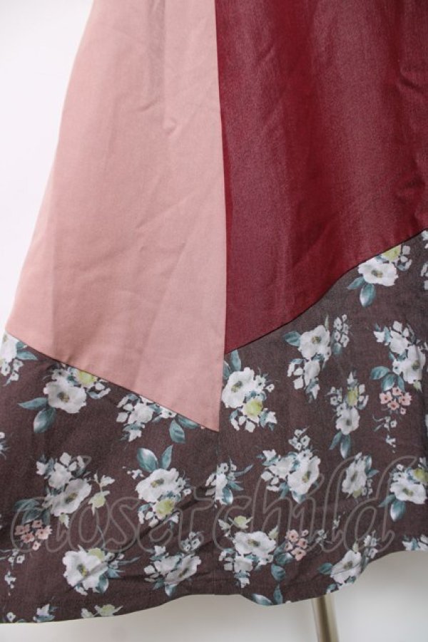 画像3: axes femme / パッチワークワンピース M アワピンク Y-25-12-11-059-AX-OP-SZ-ZI (3)