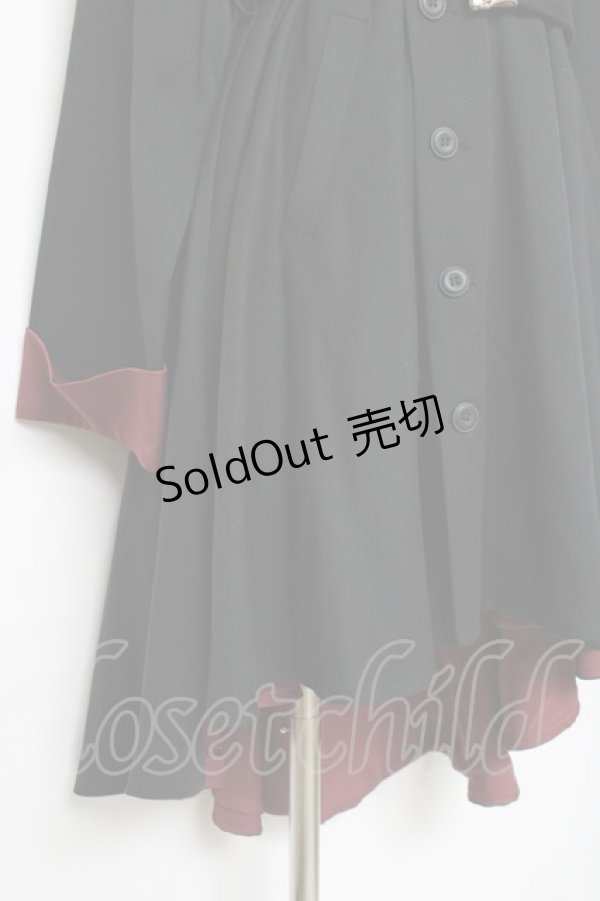 画像4: Favorite / 文豪ストレイドッグス×Favoriteコラボ 中原中也モチーフ開襟フィッシュテールワンピース  黒 Y-25-12-11-062-LO-OP-SZ-ZY (4)