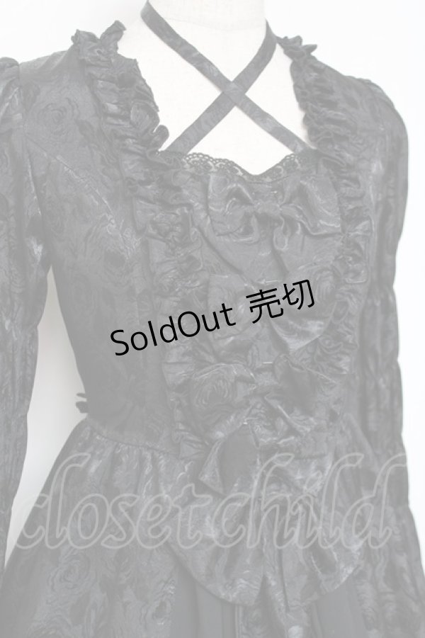 画像5: ATELIER PIERROT / ロイヤルリボンドレス  黒 Y-25-12-11-065-EL-OP-SZ-ZY (5)