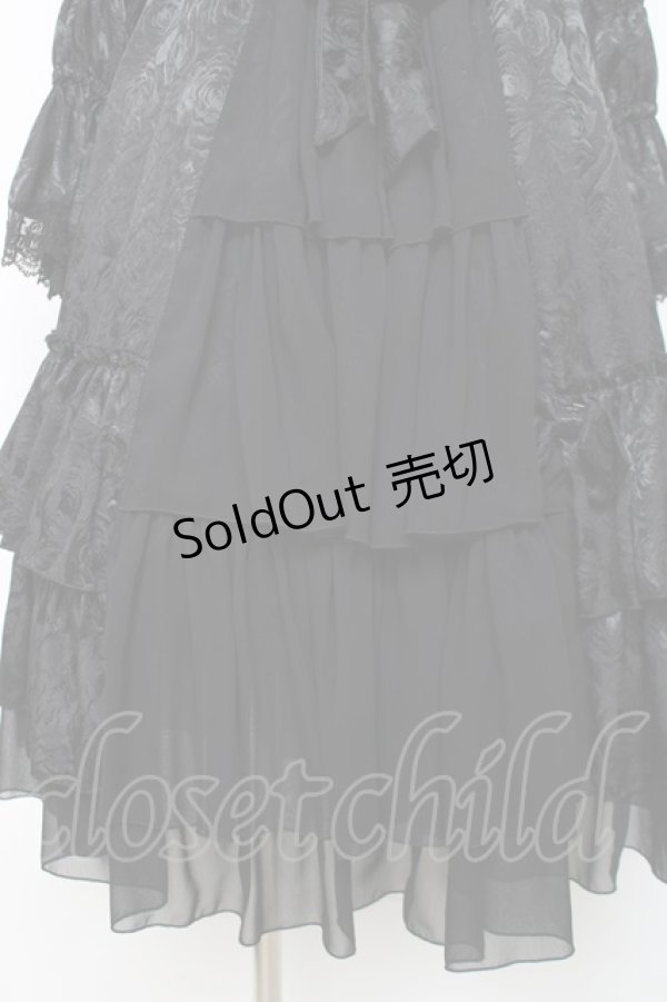 画像6: ATELIER PIERROT / ロイヤルリボンドレス  黒 Y-25-12-11-065-EL-OP-SZ-ZY (6)