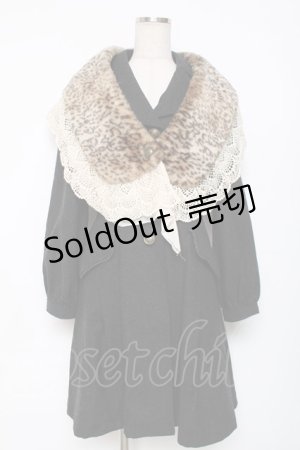 画像: axes femme / ファーストール付きワンピコート M 黒 Y-25-12-11-078-AX-CO-SZ-ZY