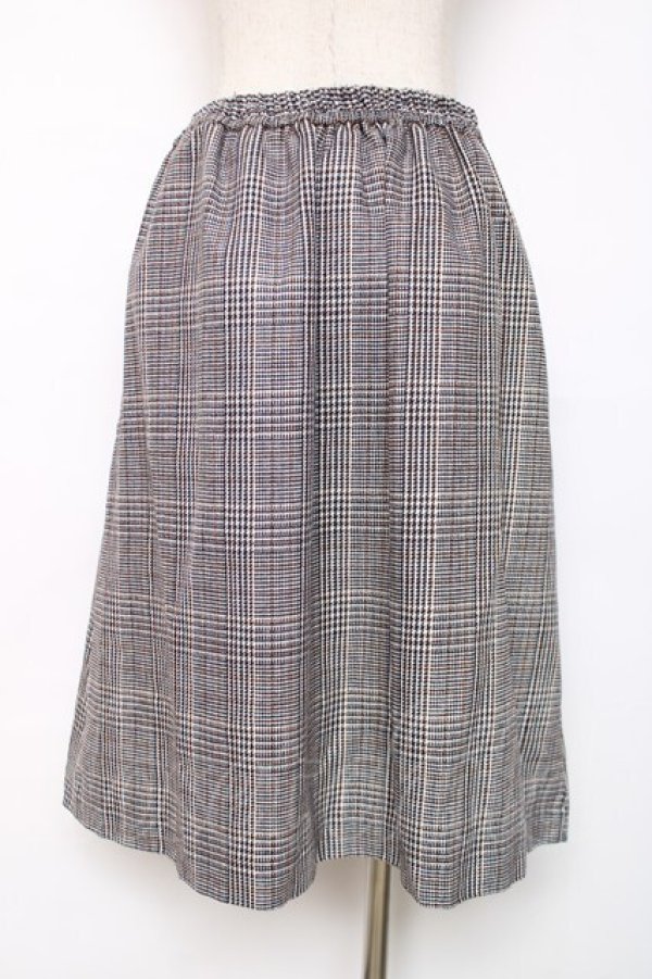 画像2: LIZ LISA / チェックスカート  グレー Y-25-12-11-081-LO-SK-SZ-ZY (2)
