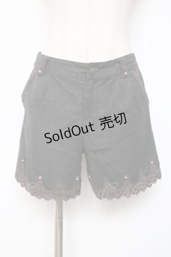 画像1: axes femme / ショートパンツ M 黒 Y-25-12-11-082-AX-PA-SZ-ZY (1)