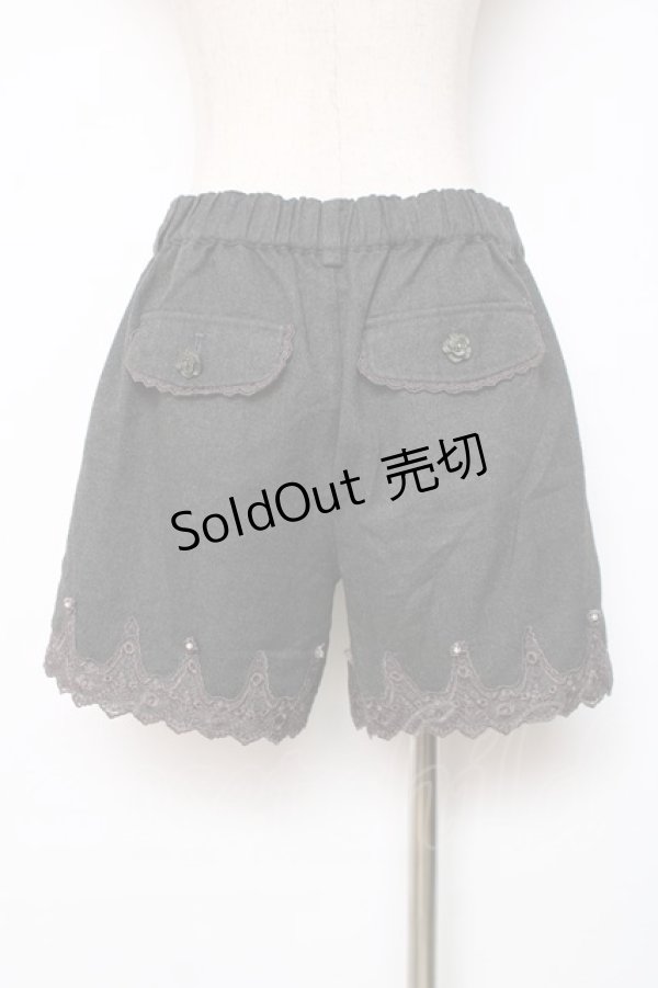 画像2: axes femme / ショートパンツ M 黒 Y-25-12-11-082-AX-PA-SZ-ZY (2)