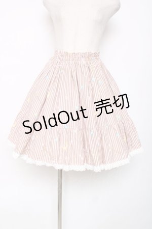 画像: metamorphose / CL Sweet Shooting Starフリルスカート  ピンク Y-25-12-11-084-ME-SK-SZ-ZY