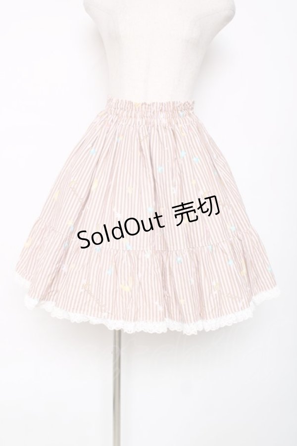 画像1: metamorphose / CL Sweet Shooting Starフリルスカート  ピンク Y-25-12-11-084-ME-SK-SZ-ZY (1)