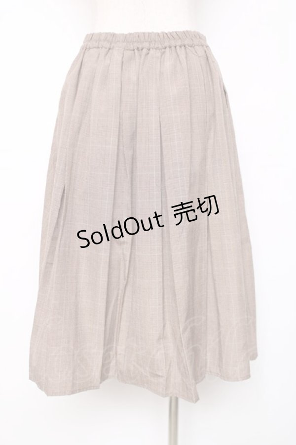 画像2: axes femme / サイド釦スカート M 茶 Y-25-12-11-088-AX-SK-SZ-ZY (2)