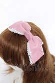 画像5: Chalmiere / グログランリボンカチューシャ  ピンク Y-25-12-11-009-LO-AC-SZ-ZY (5)