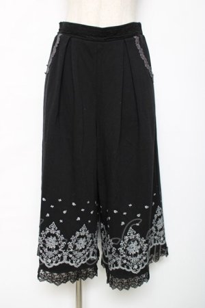 画像: axes femme / ガウチョパンツ M 黒 Y-25-12-11-094-AX-PA-SZ-ZY