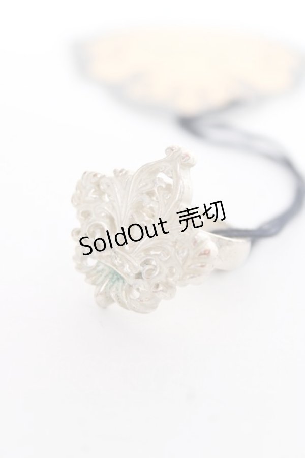 画像1: ALICE and the PIRATES / Lillith Relief Ring  古代銀 Y-25-12-11-002-PA-AC-SZ-ZY (1)