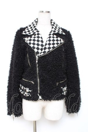 画像: TOXIC STAR / ライダースジャケット  黒 Y-25-12-11-019-PU-CO-SZ-ZY