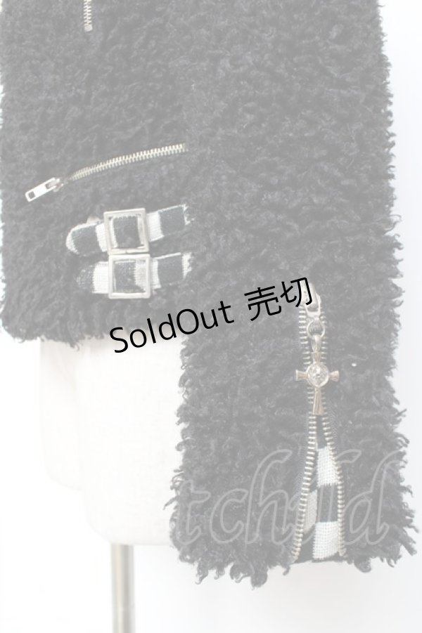 画像4: TOXIC STAR / ライダースジャケット  黒 Y-25-12-11-019-PU-CO-SZ-ZY (4)