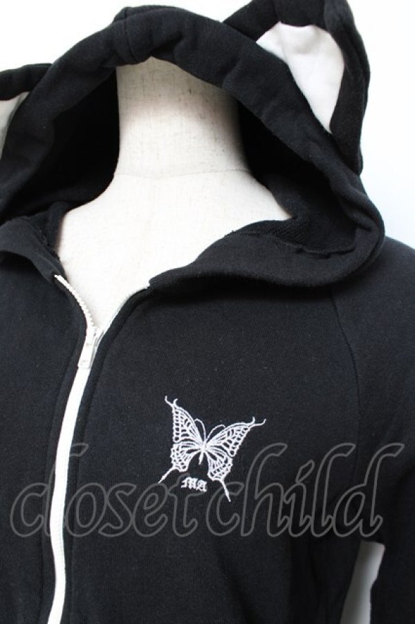 画像3: MAM / ねこみみパーカー  黒 Y-25-12-11-020-LO-TO-SZ-ZY (3)