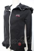画像4: MAM / デビルキャット刺繍フリルパーカー  黒 Y-25-12-11-022-LO-TO-SZ-ZY (4)