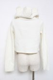 画像2: PEACE NOW / くまみみボレロ M 白 Y-25-12-11-023-PU-JA-SZ-ZY (2)