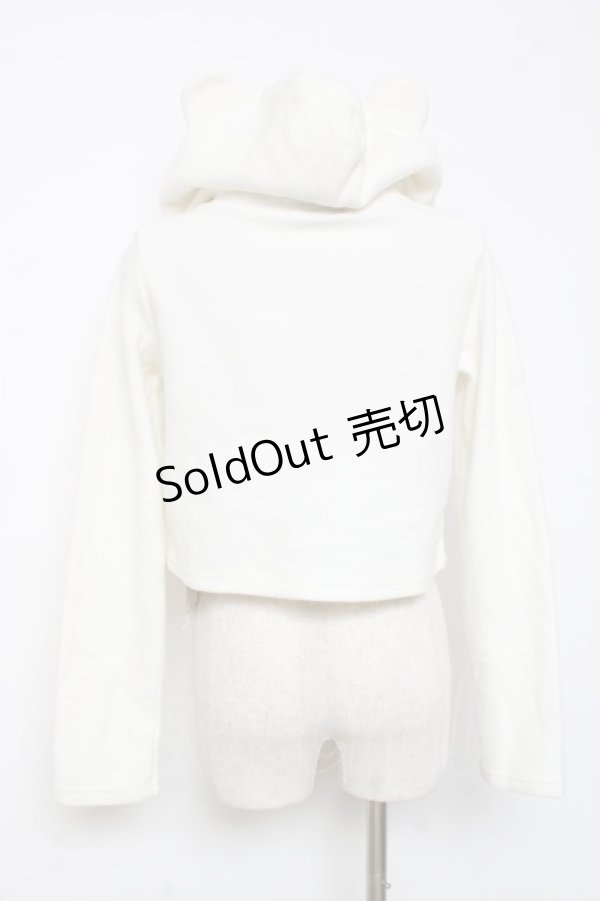 画像2: PEACE NOW / くまみみボレロ M 白 Y-25-12-11-023-PU-JA-SZ-ZTC065 (2)