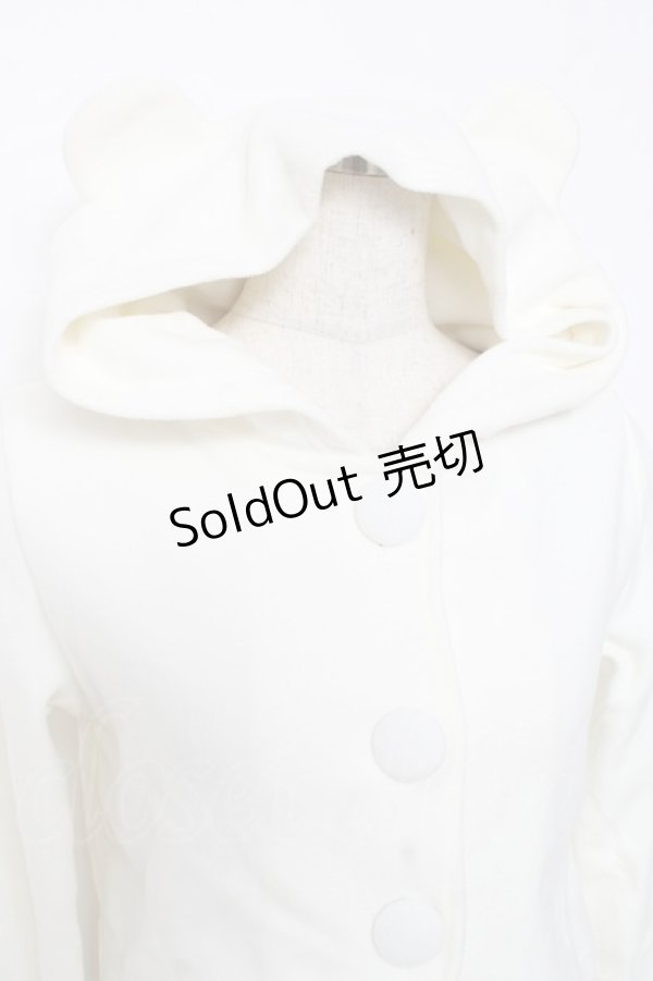 画像3: PEACE NOW / くまみみボレロ M 白 Y-25-12-11-023-PU-JA-SZ-ZTC065 (3)