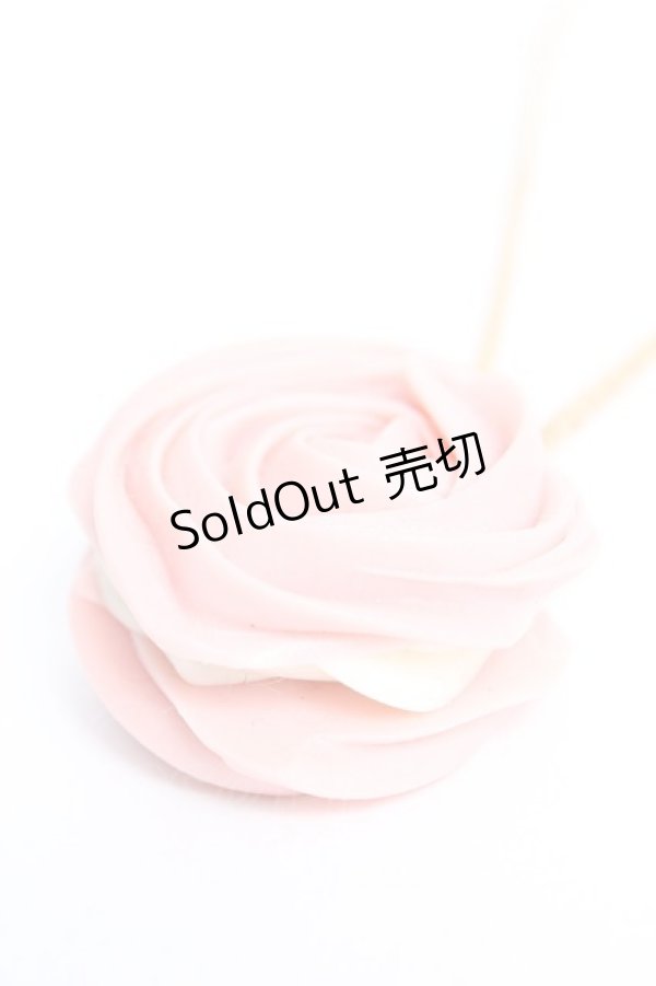 画像1: Q-pot. / グレースローズマカロンネックレス  ローズ Y-25-12-12-005-QP-AC-SZ-ZY (1)