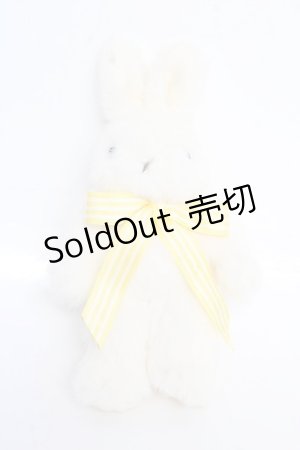 画像: PINK HOUSE / ラビットぬいぐるみコサージュ  イエロー Y-25-12-12-073-LO-ZA-SZ-ZY