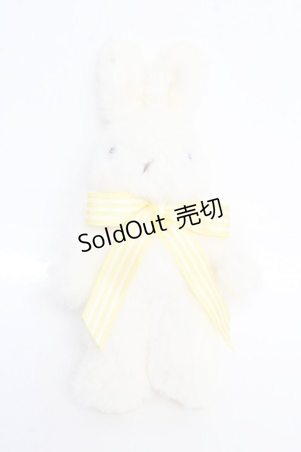 画像1: PINK HOUSE / ラビットぬいぐるみコサージュ  イエロー Y-25-12-12-073-LO-ZA-SZ-ZY (1)