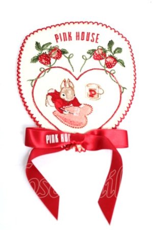 画像: PINK HOUSE / Rambling Hearts刺繍ワッペン  アイボリー Y-25-12-12-076-LO-ZA-SZ-ZY