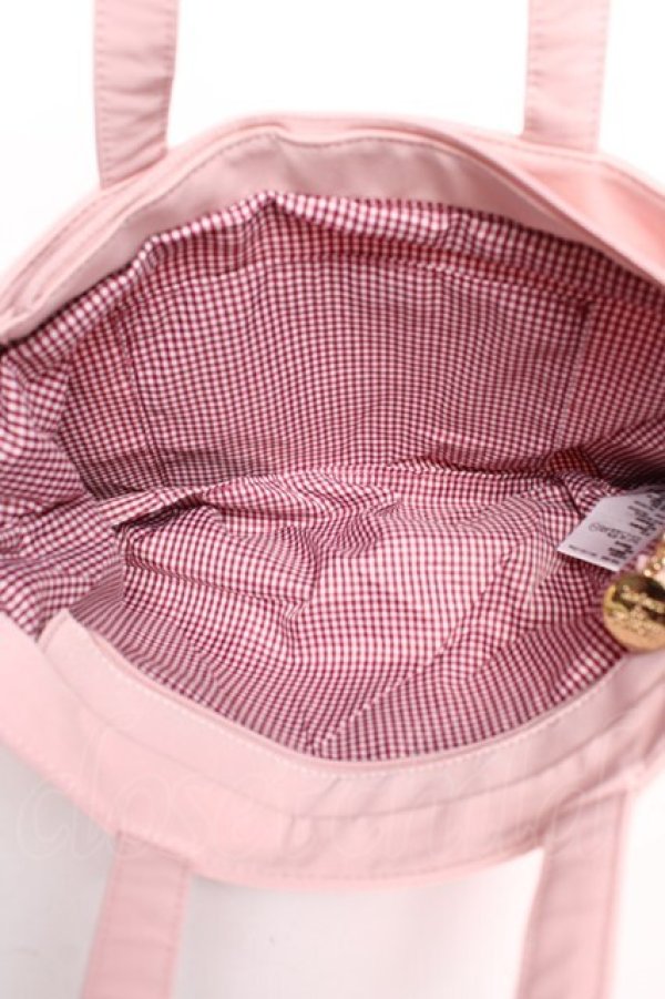 画像3: Maison de FLEUR / いちご刺繍サイドポケットトートバッグ F ピンク Y-25-12-12-081-LO-BG-SZ-ZY (3)