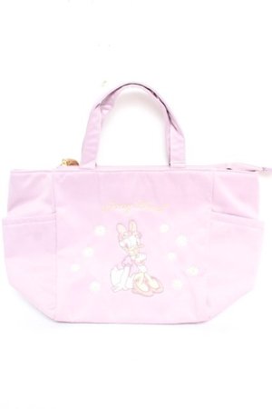 画像: Maison de FLEUR / Daisy Duckサイドポケットトートバック  ラベンダー Y-25-12-12-084-LO-BG-SZ-ZY