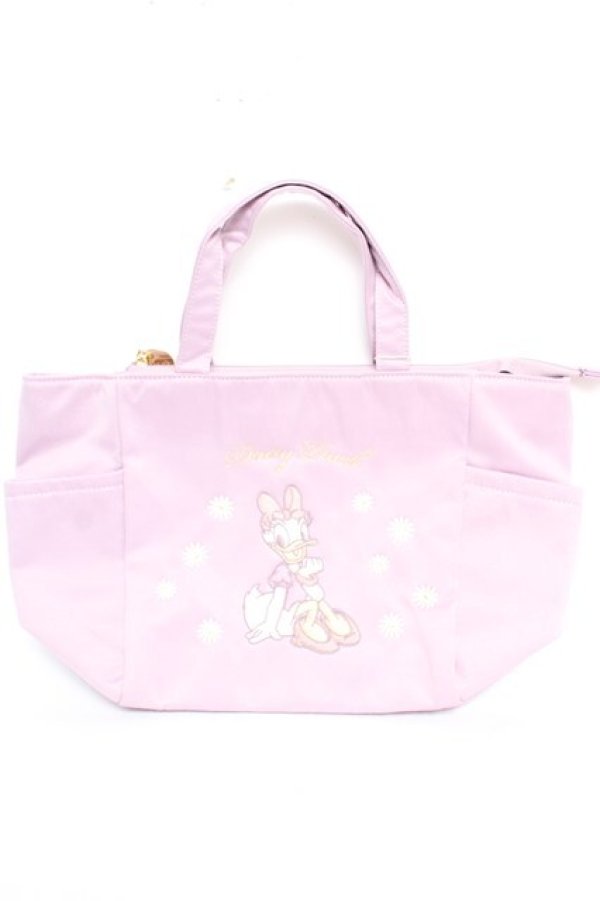 画像1: Maison de FLEUR / Daisy Duckサイドポケットトートバック  ラベンダー Y-25-12-12-084-LO-BG-SZ-ZY (1)