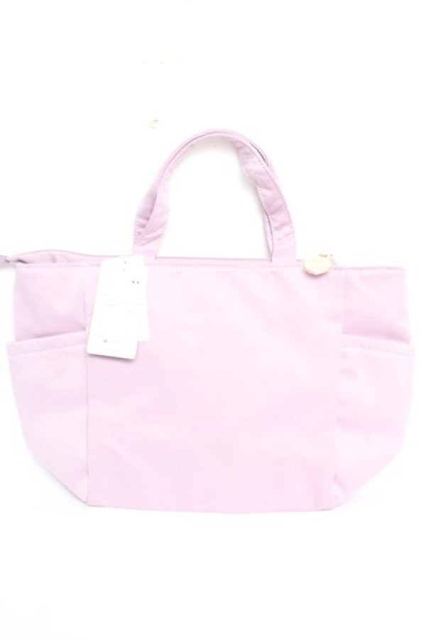 画像2: Maison de FLEUR / Daisy Duckサイドポケットトートバック  ラベンダー Y-25-12-12-084-LO-BG-SZ-ZY (2)
