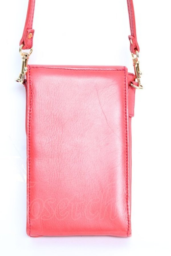 画像2: Jane Marple / BAGエンジェルプレートショルダーバッグ  赤 Y-25-12-12-085-JM-BG-AS-ZY (2)