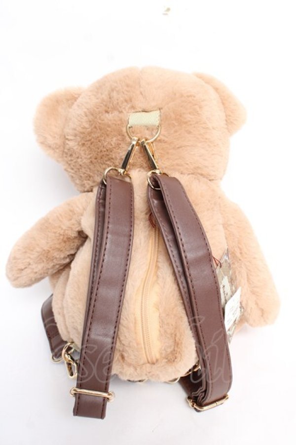 画像2: Amavel / FLUFFY YUMMY SOUVENIRテディベアリュック  ブラウン Y-25-12-12-086-CA-BG-SZ-ZY (2)