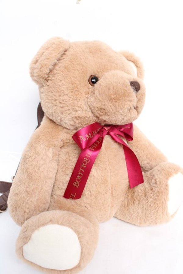 画像3: Amavel / FLUFFY YUMMY SOUVENIRテディベアリュック  ブラウン Y-25-12-12-086-CA-BG-SZ-ZY (3)