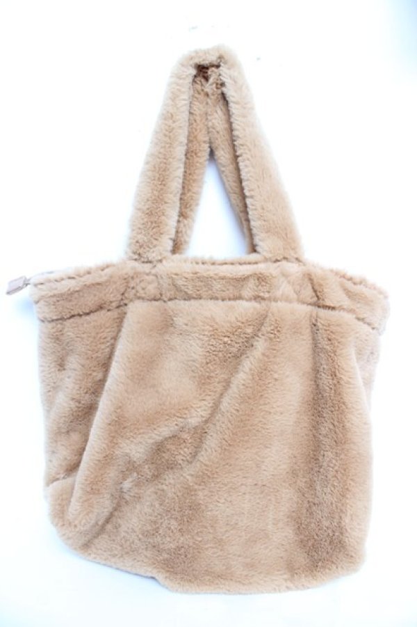 画像2: PINK HOUSE / くまお顔ファートートバッグ  ブラウン Y-25-12-12-087-LO-BG-SZ-ZY (2)