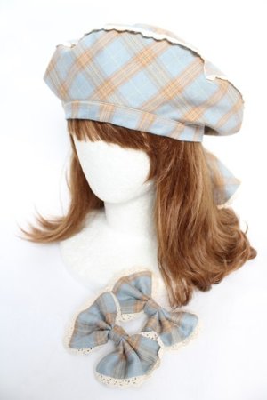 画像: Hoshibako Works / スターライトコーラス ベレー帽  サックス Y-25-12-12-096-LO-AC-SZ-ZY