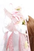 画像6: Atelier Beatrice / 蜂鳥レースカチューシャ  ピンク Y-25-12-12-097-GO-AC-SZ-ZY (6)
