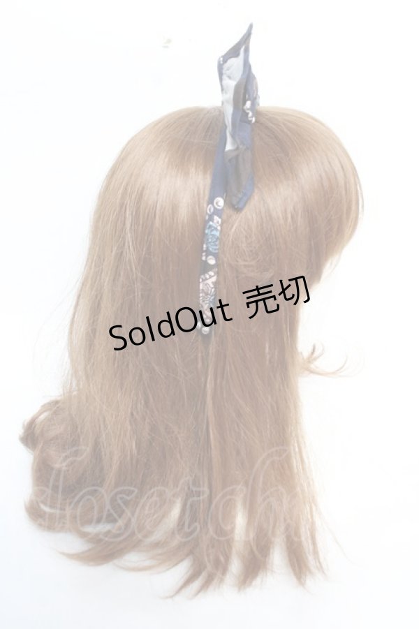 画像3: ALICE and the PIRATES / Kitten's Wonder Night Tea Party柄カチューシャ  紺 Y-25-12-12-100-PA-AC-SZ-ZY (3)