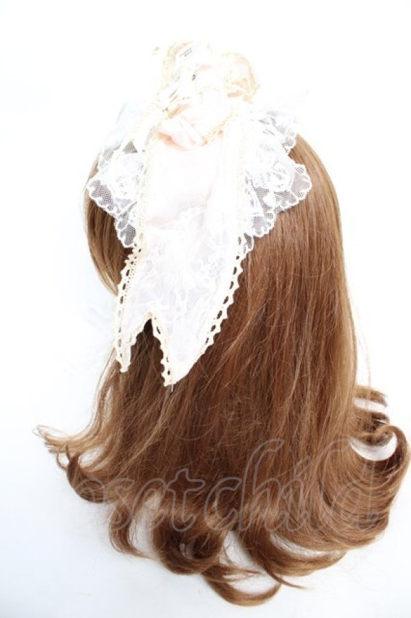 画像3: LOLITA / ヴェール付きリボンカチューシャ  ピンク Y-25-12-12-102-LO-AC-SZ-ZY (3)