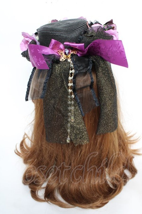 画像3: ALICE and the PIRATES / パピヨン皇子ミニハット  黒 Y-25-12-12-104-PA-AC-SZ-ZY (3)