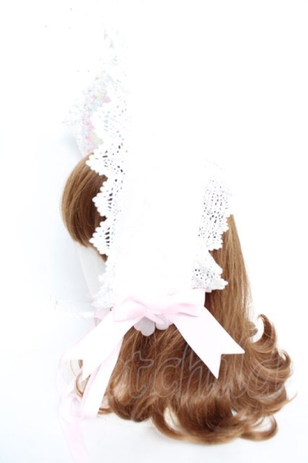 画像2: BABY, THE STARS SHINE BRIGHT / はるちゃんの花舞うEternal Gardenボンネット  オフ白 Y-25-12-12-105-BA-AC-SZ-ZY (2)