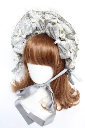画像: metamorphose / クラシカルドーリィハーフボンネット  チャコール Y-25-12-12-109-ME-AC-AS-ZY