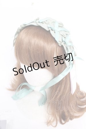 画像: Chalmiere / フリルヘッドドレス F グリーン Y-25-12-12-110-LO-AC-SZ-ZY