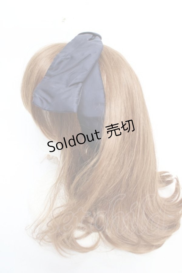 画像2: Jane Marple Dans Le Salon / リボンヘアバンド  ネイビー Y-25-12-12-111-JM-AC-SZ-ZY (2)