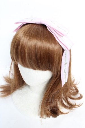 画像: Amavel / ぱっちんリボンカチューシャ  ラベンダー Y-25-12-12-113-CA-AC-SZ-ZY