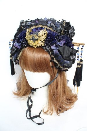 画像: Atelier Beatrice / 花魁ヘッドピース  青 Y-25-12-12-116-GO-AC-SZ-ZY
