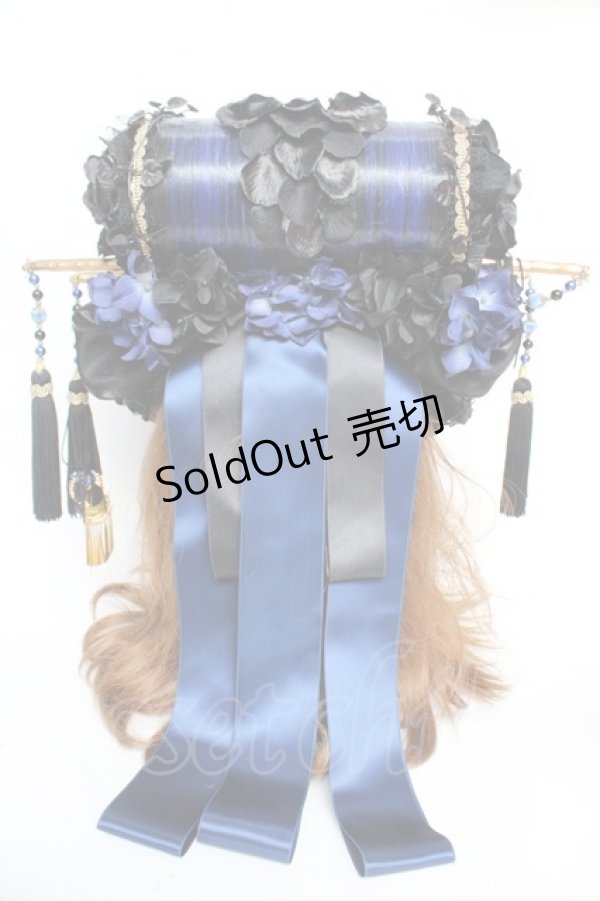 画像3: Atelier Beatrice / 花魁ヘッドピース  青 Y-25-12-12-116-GO-AC-SZ-ZY (3)