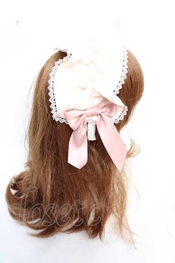 画像3: axes femme kawaii / ドットチュールフリルカチューシャ  ピンク Y-25-12-12-118-AX-AC-SZ-ZY (3)