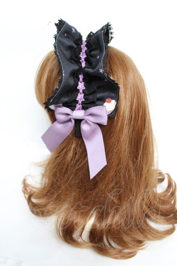 画像2: axes femme kawaii / ハロウィンナイトカチューシャ F 黒 Y-25-12-12-121-AX-AC-SZ-ZY (2)